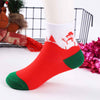 Chaussettes de Noël pour enfants. Coloris rouge, blanc et vert. Motif bonhomme de neige. Idéales pour les fêtes. Pour bébés et enfants (du 12 mois au 12 ans).