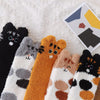 Chaussettes Têtes de Chats Molletonnées